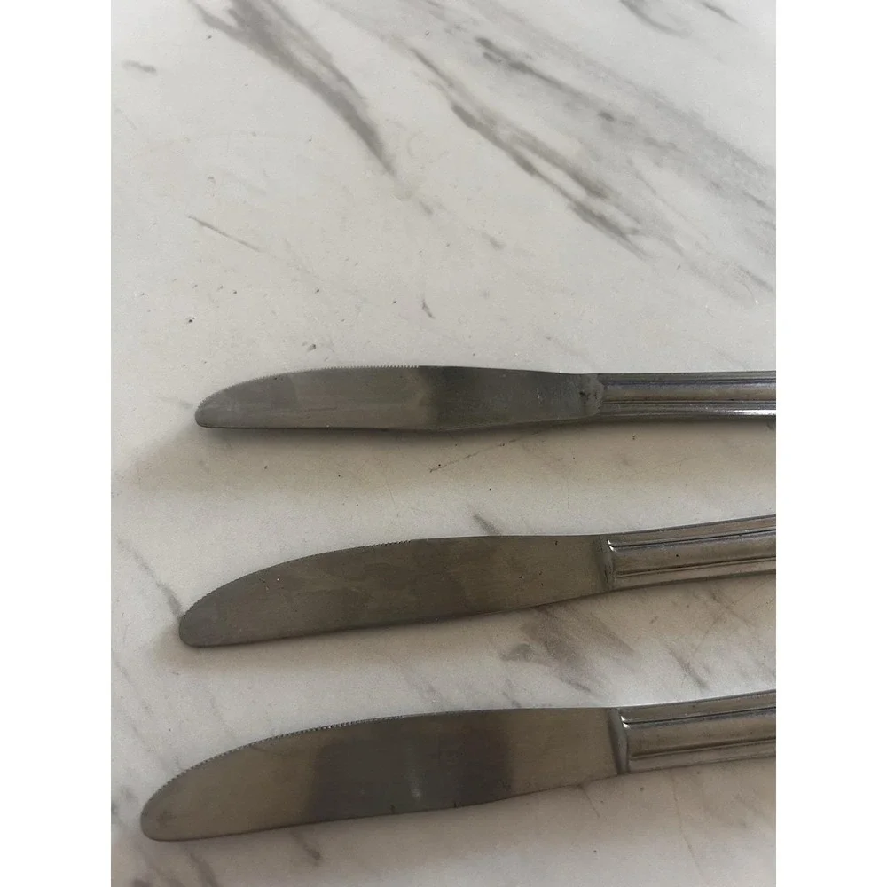 Vintage CAPCO Butter Knife Knives Stainless Steel Japan Lot of 3 Replacements A